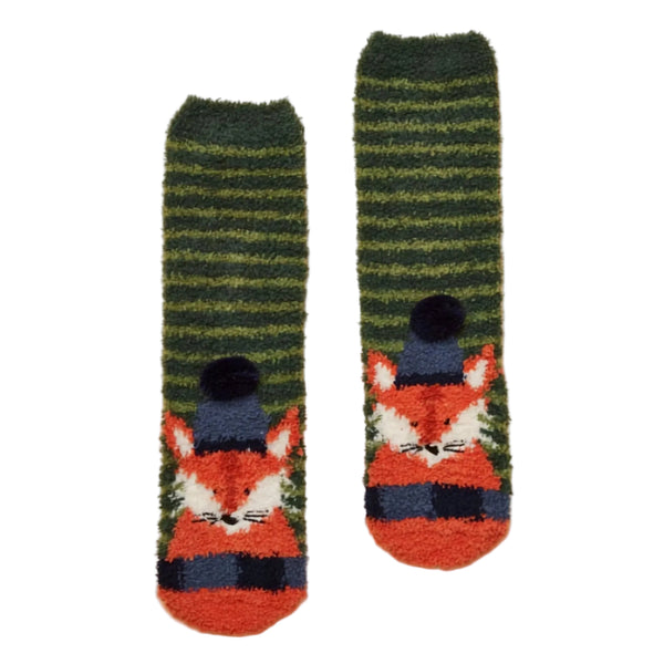 Joules Boys Fluffy Socks - Fox