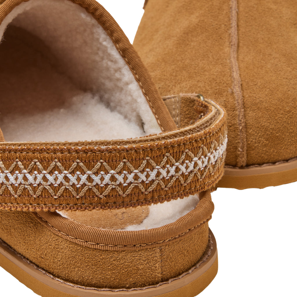 Joules Ladies House Slipper - Chestnut Brown