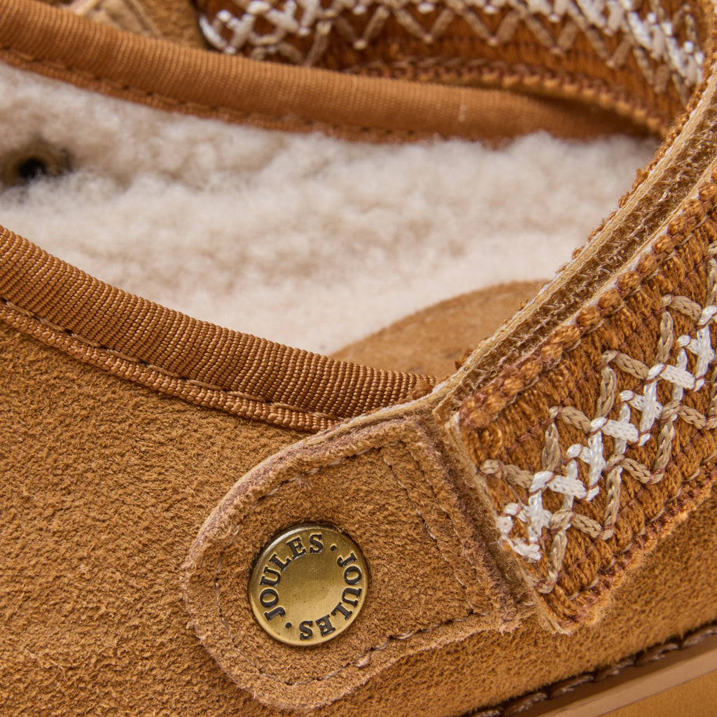 Joules Ladies House Slipper - Chestnut Brown