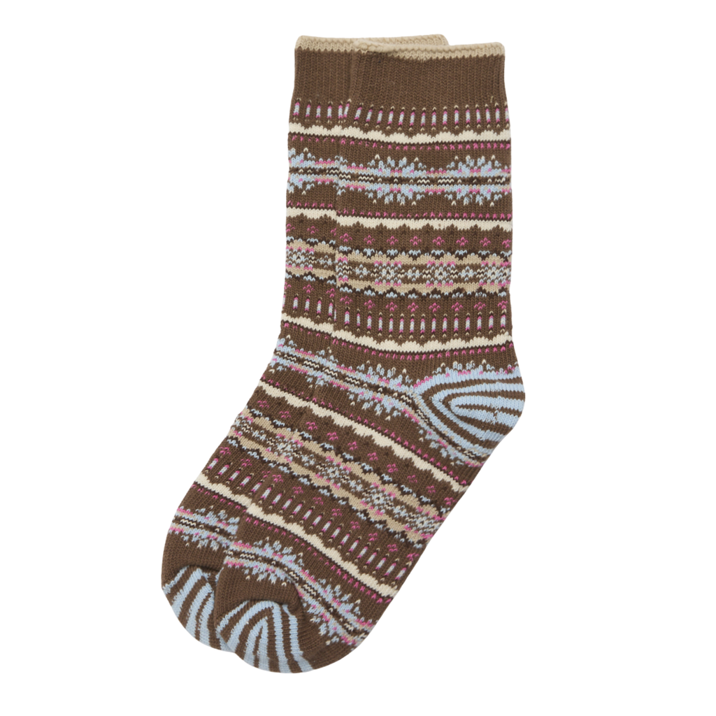 Joules Ladies Lucille Socks - Chocolate Brown