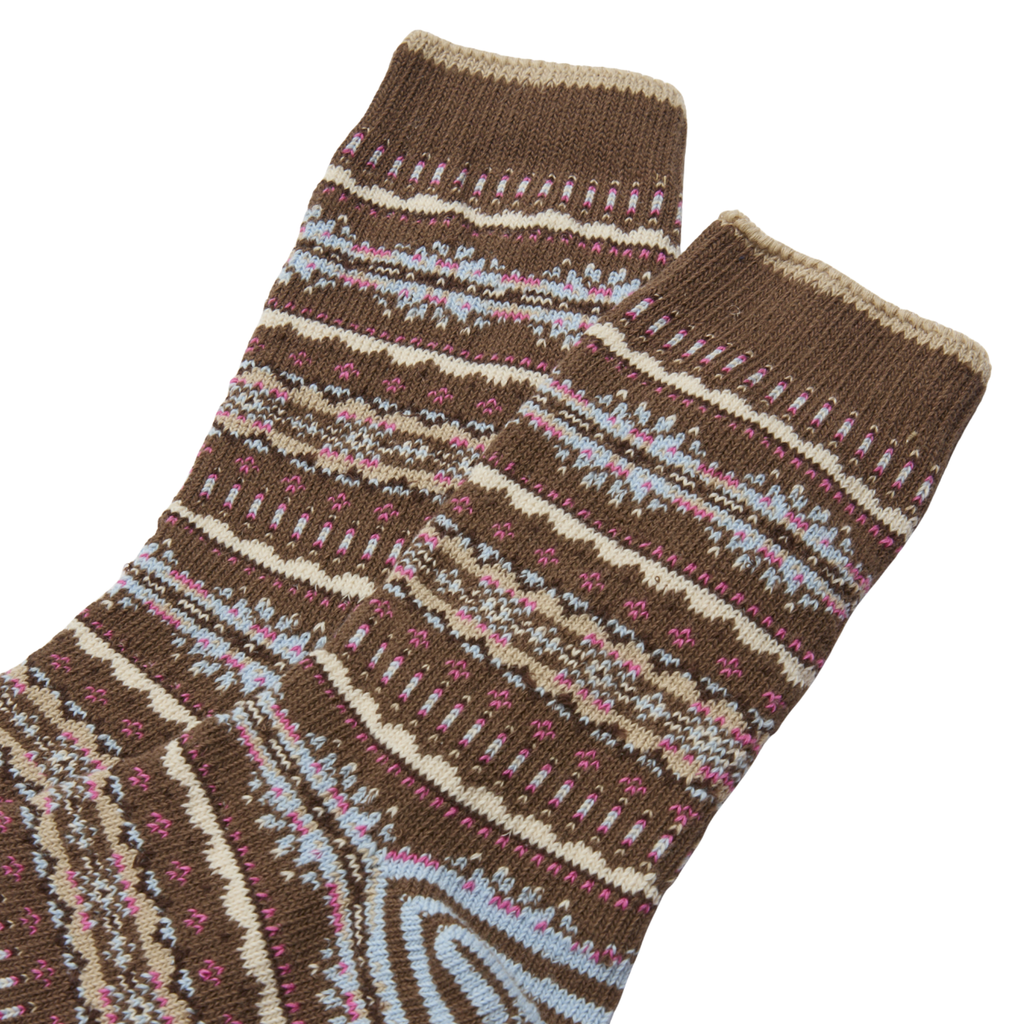Joules Ladies Lucille Socks - Chocolate Brown