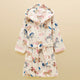 Joules Girls Snug Dressing Gown - Cream Horse