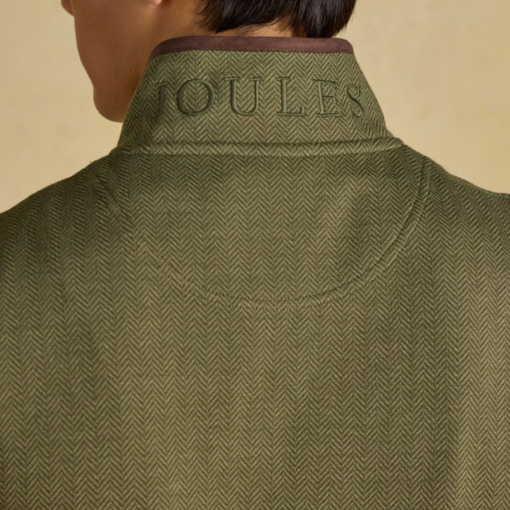 Joules Mens Heritage 1/4 Zip Sweat - Green