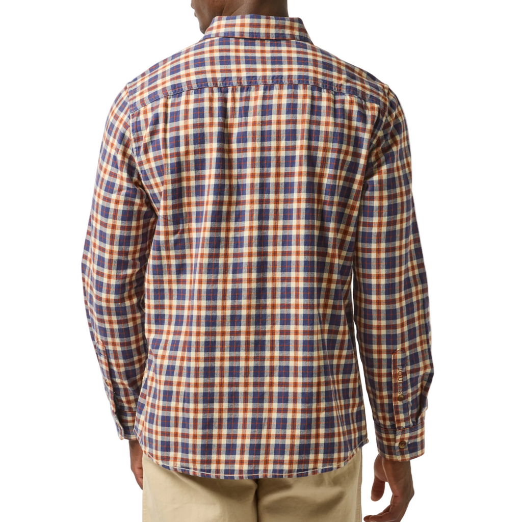 Joules Mens Classic Fit Flannel Check Shirt - Navy