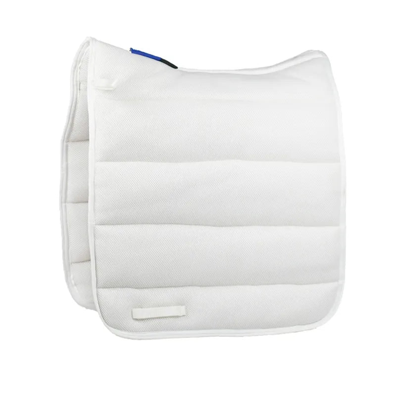 Apollo Air Comfort Quilt Dressage Saddlepad - White