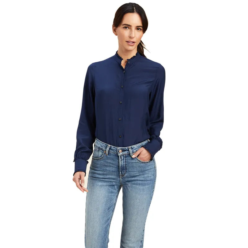 Ariat Ladies Clarion Blouse - Navy