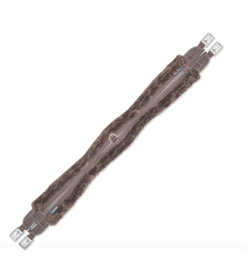 ARMA SupaFleece Contour Girth - Elastic - Brown
