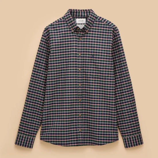 Joules Mens Oxford Check Shirt - Green