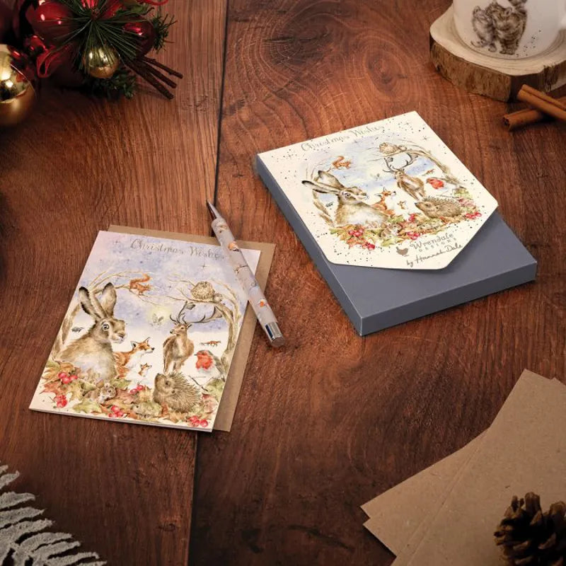 Wrendale Christmas Cards 8pk - Winter Wonderland