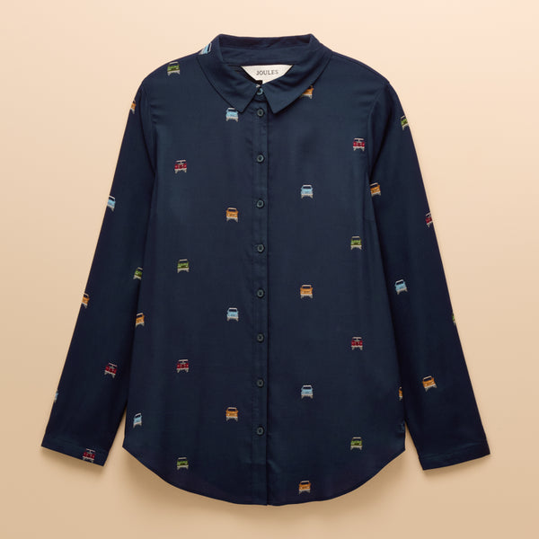 Joules Ladies Elvina 4x4 Shirt - Navy