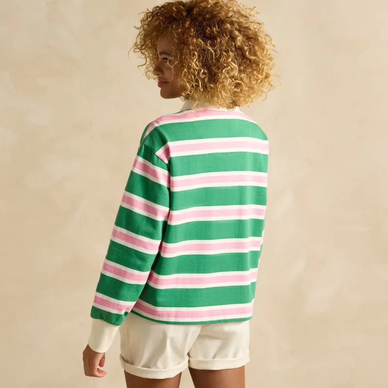 Joules Ladies Lara Top - Green Multi