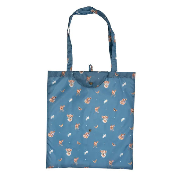 Wrendale Foldable Shopping Bag - Farmyard Friends