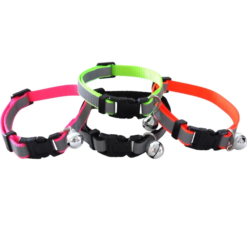 HEMMO REFLECTIVE CAT COLLAR ORANGE O/S