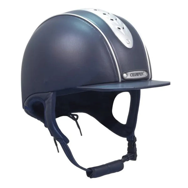 Champion Evolution Pearl Riding Helmet - Navy