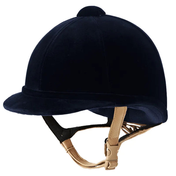 Charles Owen Hampton Round Riding Hat - Navy