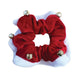 Equetech Bells Hair Scrunchie - Red/White