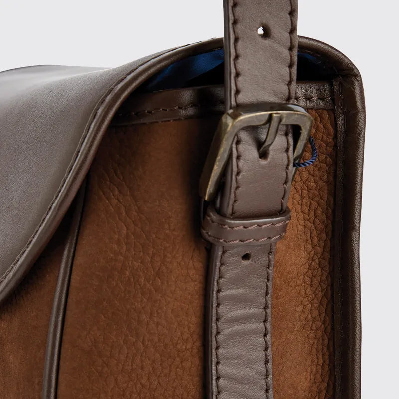 Dubarry Clara Leather Saddle Bag - Walnut