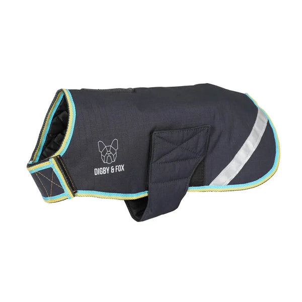 Digby and Fox Waterproof Dog Coat - Grey