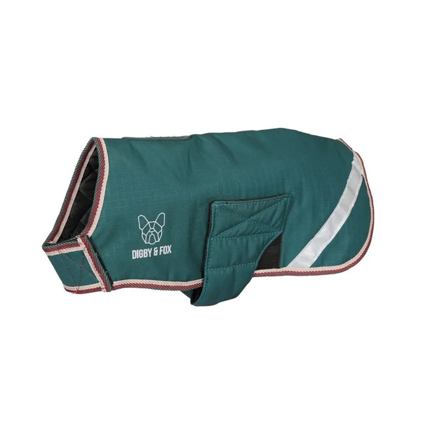 Digby and Fox Waterproof Dog Coat - Forest