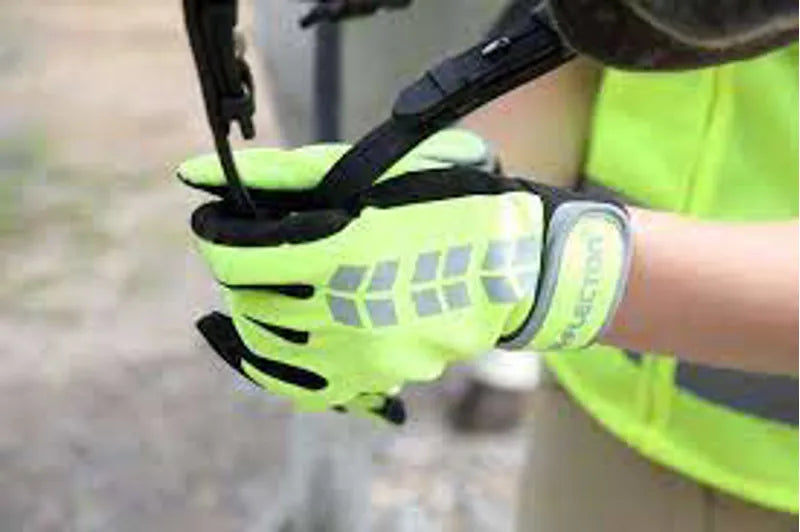 Shires Equi-Flector Riding Gloves - Yellow