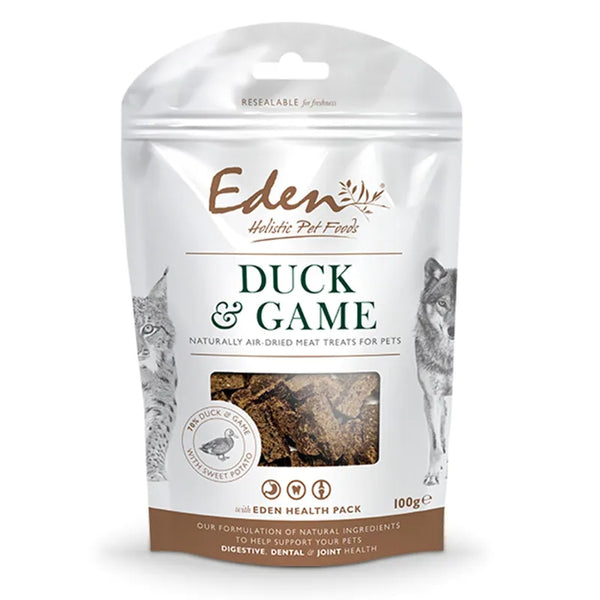 Eden Pet Foods Duck and Game Treats - 100g