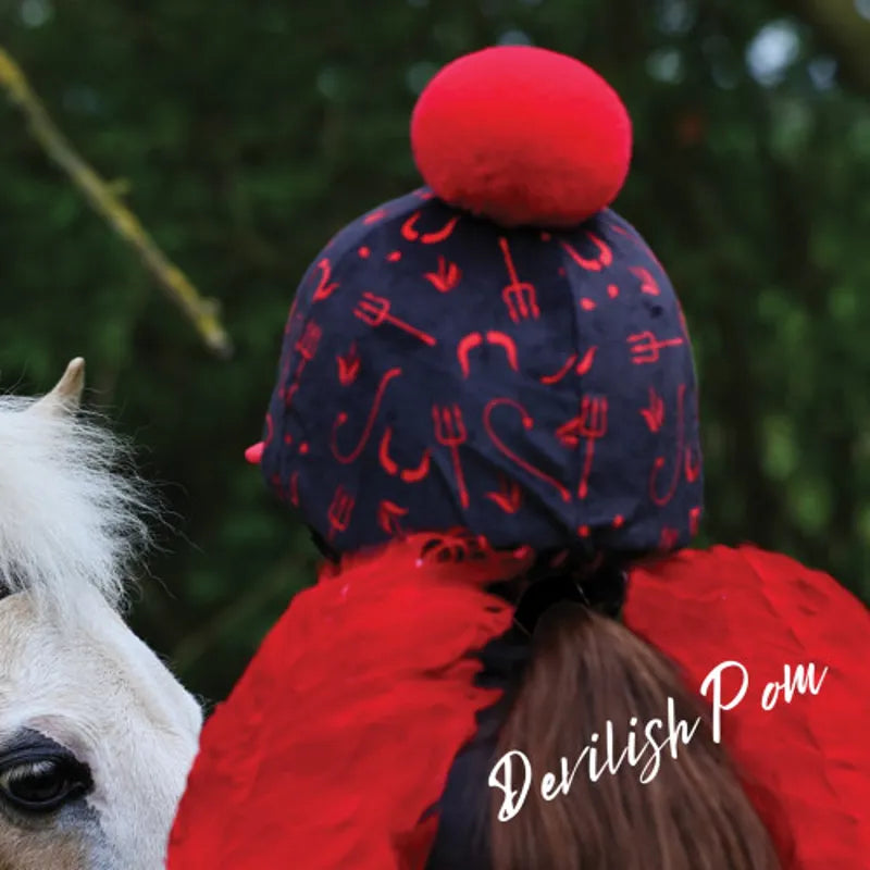 Equetech Devilish Pom Hat Silk