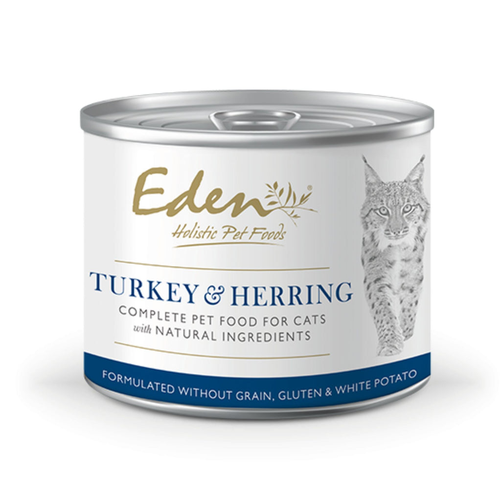 Eden Wet Food for Cats Turkey & Herring 200g