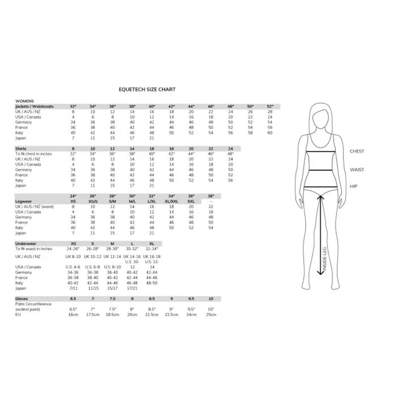 Equetech Ladies Flexion Show Shirt - White