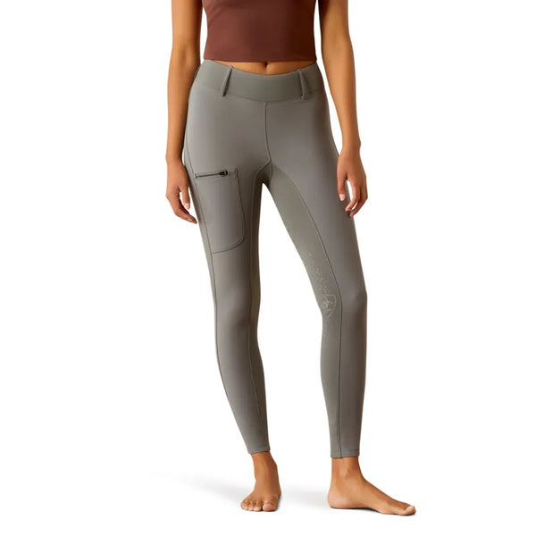 Ariat Ladies Boreas 2.0 Half Grip Tights - Quiet Shade