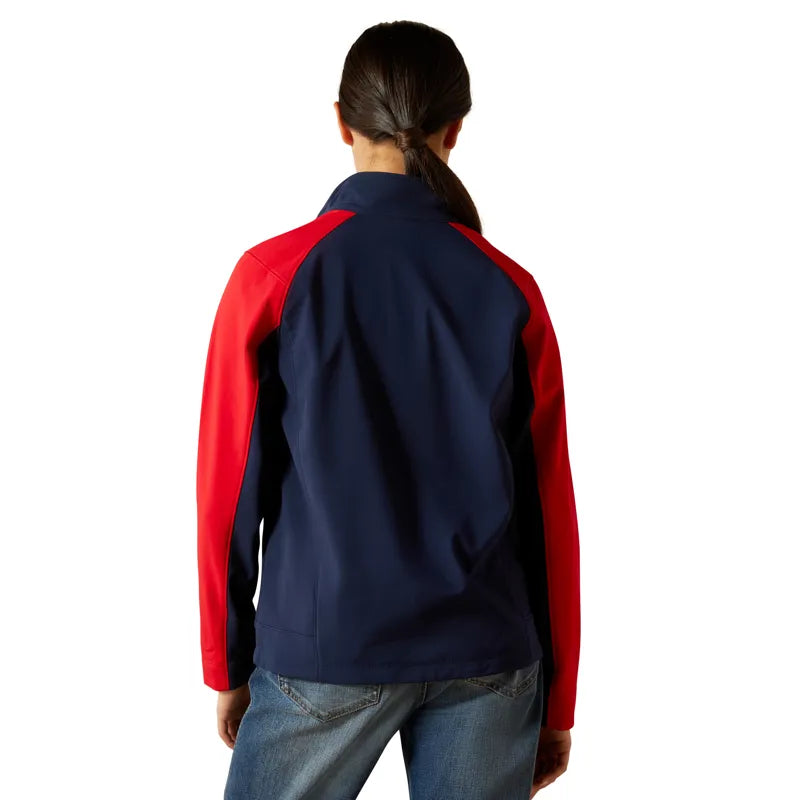Ariat Youth Team EQ Jacket - Navy Team/Red