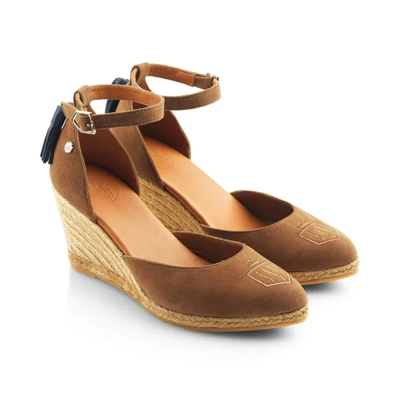Fairfax and Favor Ladies The Monaco Wedge - Tan