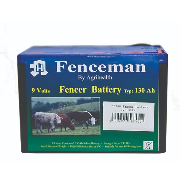 Fenceman Battery 9V 130Ah