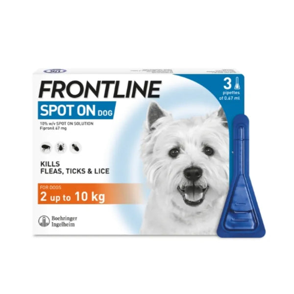 Frontline Spot On For Small Dogs 2-10kg