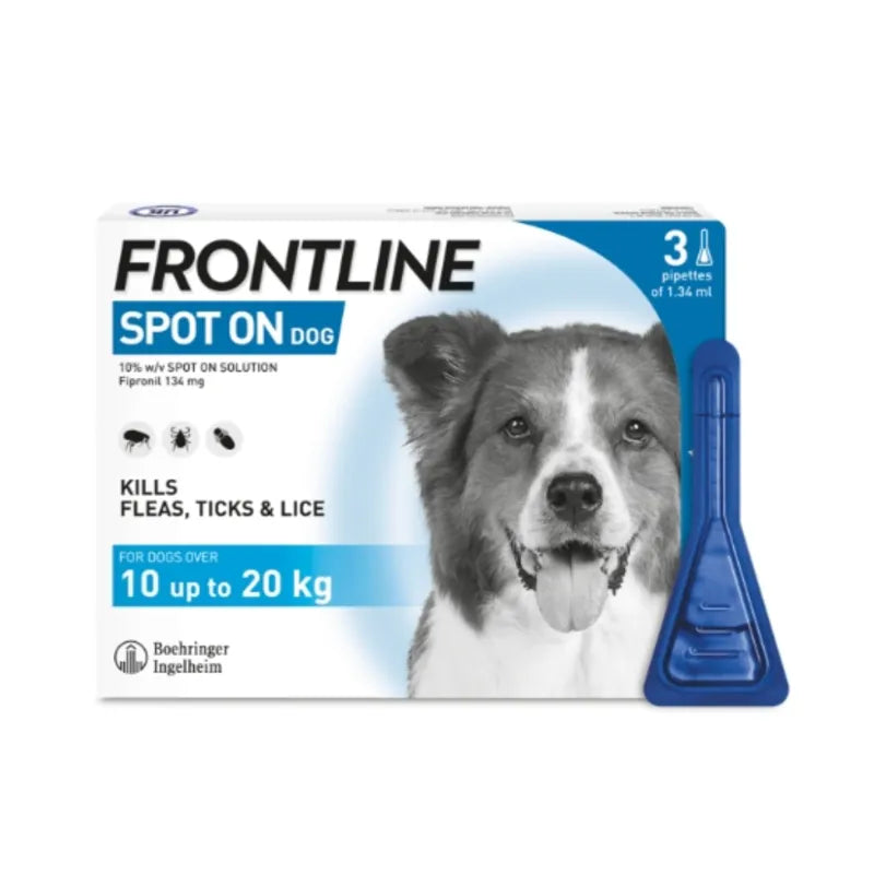 Frontline Spot On For Medium Dogs 10kg-20kg