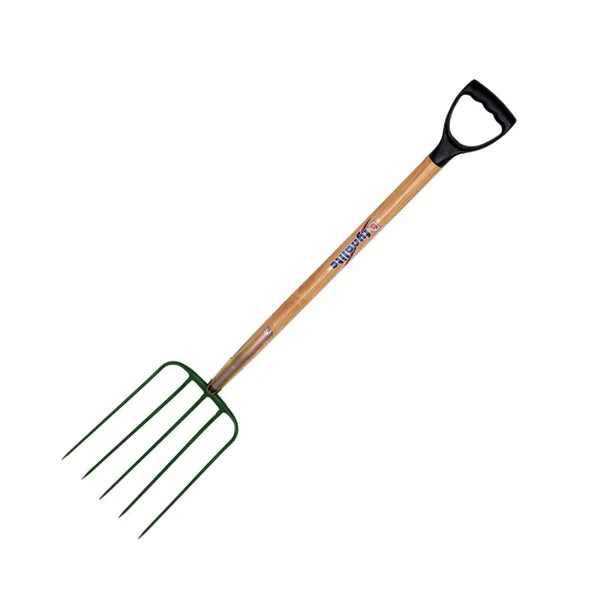 Fyna-Lite Ash Handle Manure Fork - D Handle 5PWD 5 prong