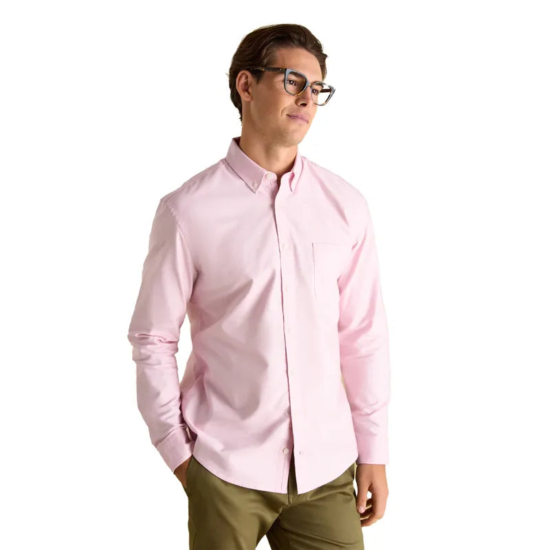 Joules Mens Oxford Classic Fit Shirt - Pink