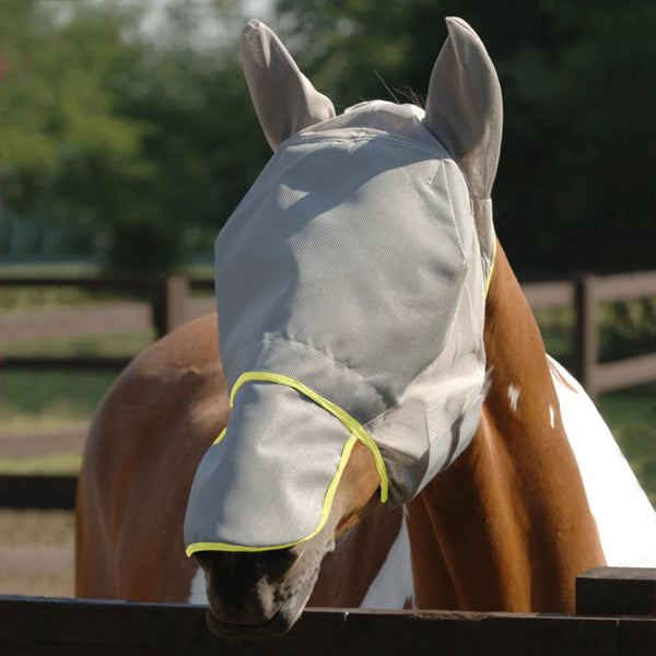Equilibrium Field Relief Max Fly Mask - Grey