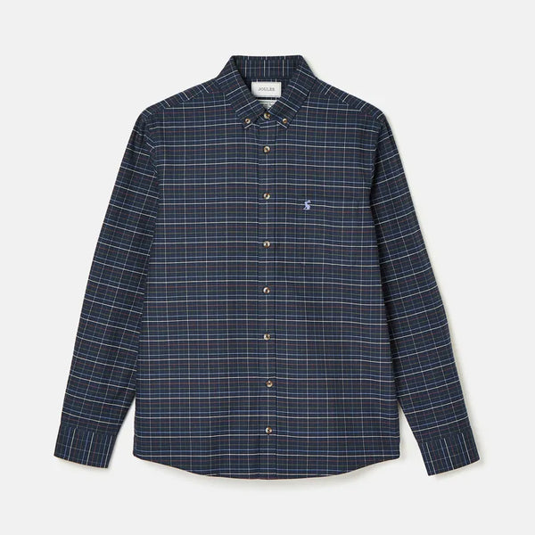 Joules Mens Oxford Classic Fit Shirt - Navy Check