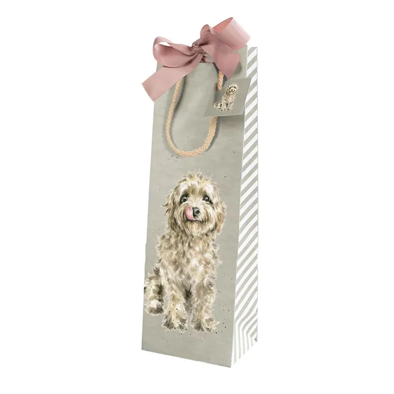 Wrendale Labradoodle Dog Bottle Gift Bag