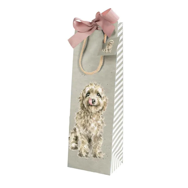 Wrendale Labradoodle Dog Bottle Gift Bag