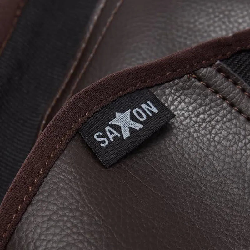 Saxon Equileather Half Chaps - Brown