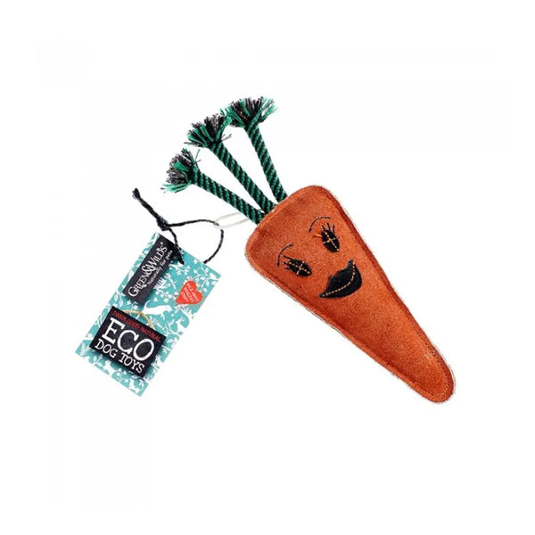 Green and Wilds Candice The Carrot Dog Toy