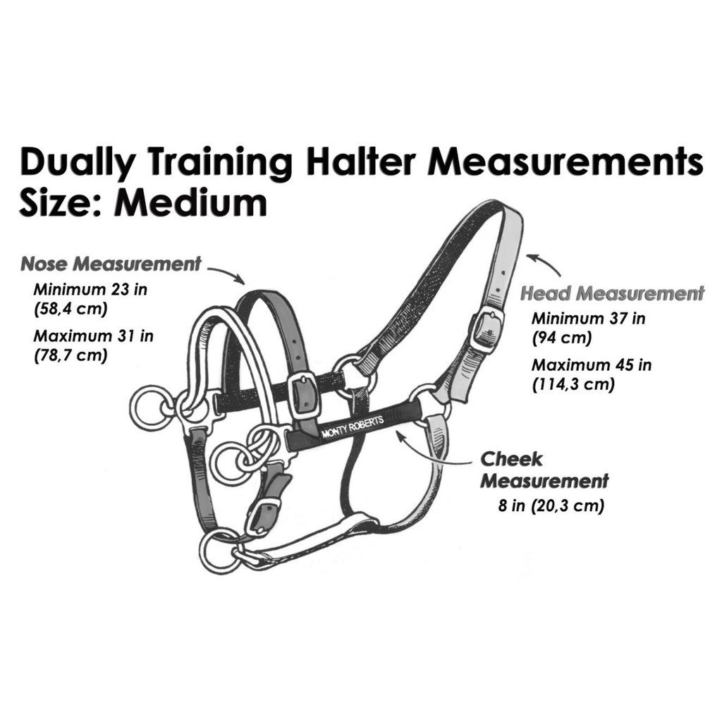 Monty Roberts Dually Halter - Medium