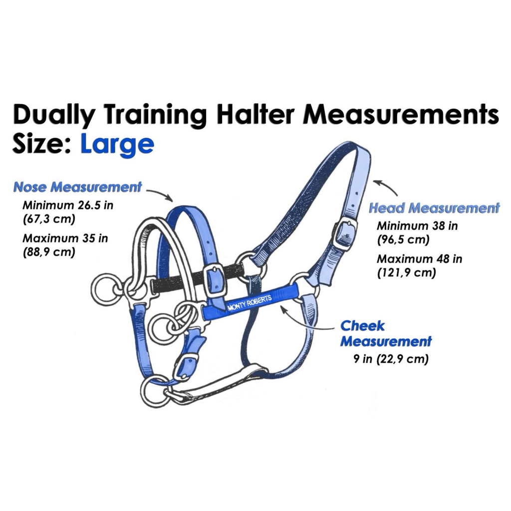 Monty Roberts Dually Halter - Large