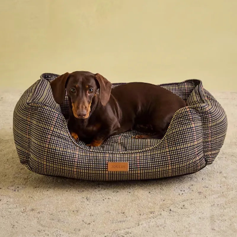 Joules Henson Check Box Bed