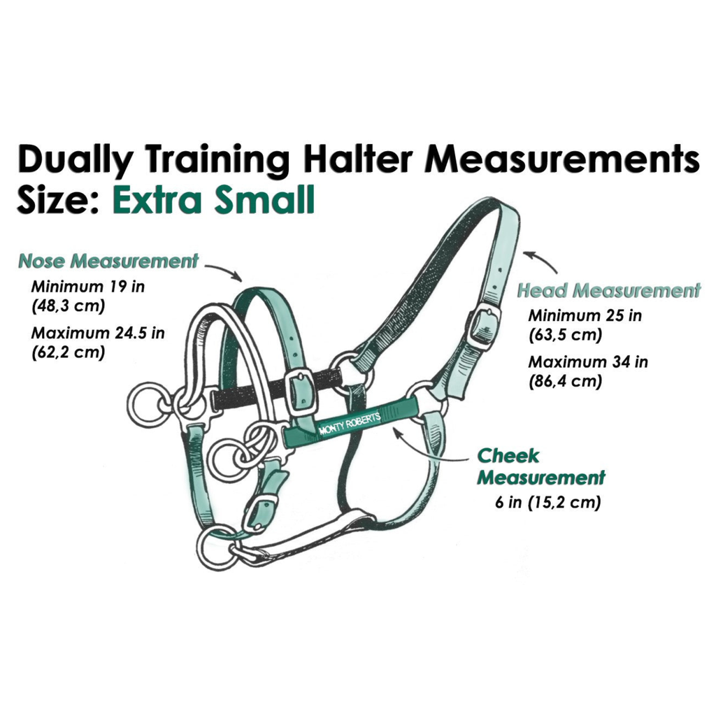 Monty Roberts Dually Halter - X Small