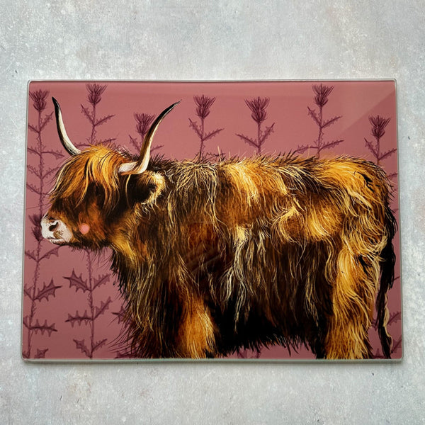 Alex Clark Highland Cow Work Top Saver