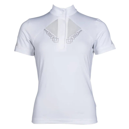 HKM Ladies Kayla Competition Shirt - White