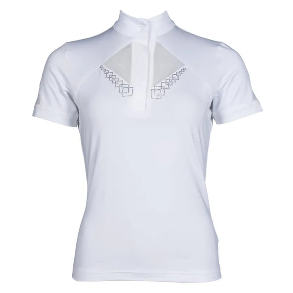 HKM Ladies Kayla Competition Shirt - White