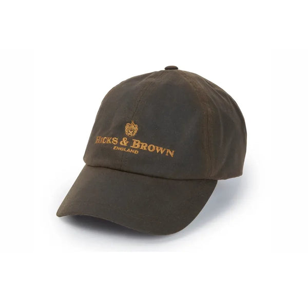 Hicks and Brown Wax Baseball Cap - Olive